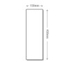 vsafety 14044 ap-g "Fire Exit Arrow to Right" Sign, Glow