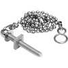 Merriway BH02938 Ball Chain and Stay, 300 mm - Chrome