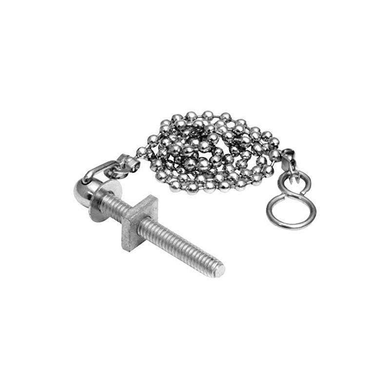 Merriway BH02938 Ball Chain and Stay, 300 mm - Chrome