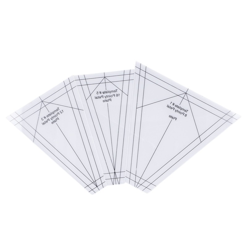 Quilting Rulers Shaped Patch Work Template Tool Ruler DIY Transparent