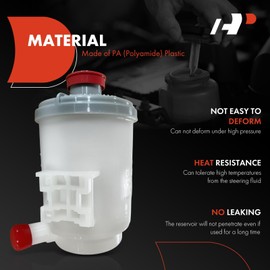 A-Premium Power Steering Reservoir/Tank with Cap Compatible with Acura RDX 2007-2012