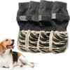 Breathable Soft Fabric Dog Paw Protector Socks, 4Pcs Anti-Slip Claw