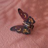 White Spotted Butterfly Hair Clips,Acetate Hair Clip,Star Butterfly Claw Clips
