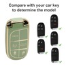 for Jeep Key Fob Cover, Soft Full Protection Key Case