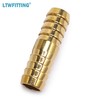 LTWFITTING Brass Barb Splicer Mender 5/8-Inch (16mm) ID Hose Fitting