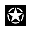 Painting Stencil Sticker Allied Star Stencil Stencil WW2 25 x