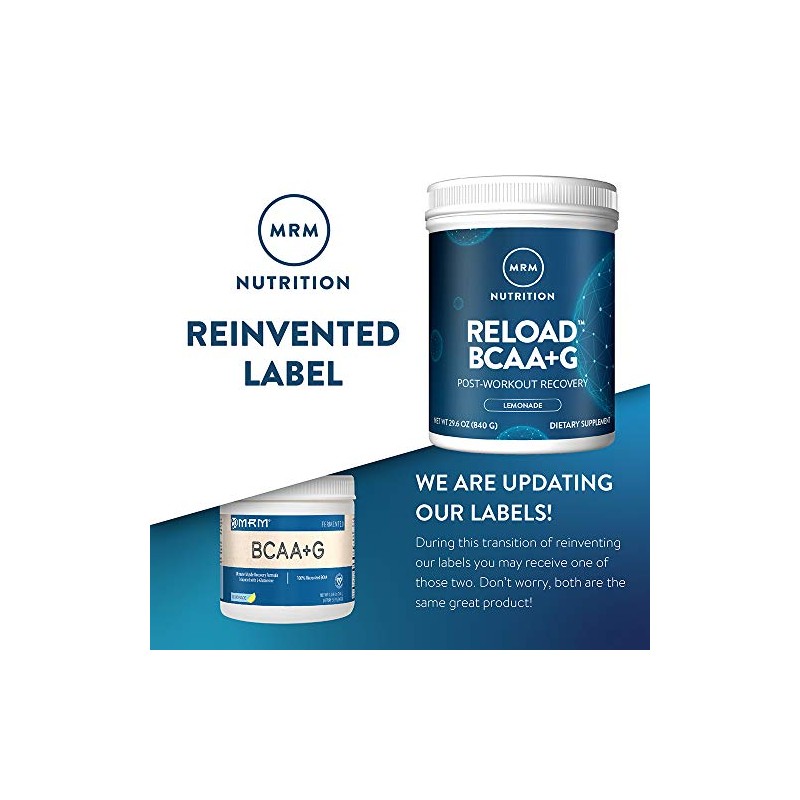 MRM BCAA+G RELOAD Post-Workout Recovery – Lemon, 840g - 60