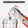 FLZOSPER 22 PCS Ratchet Screwdriver Set 1/4 Mini Ratchet Wrench