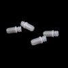 MEETOOT 50pcs Luer Lock Syringe Tip Caps Disposable Plastic Syringe