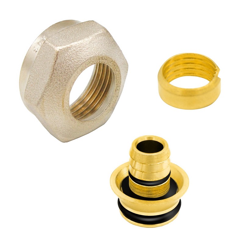 VARIOSAN Compression Fitting for 18 x 2 mm Heating Pipe