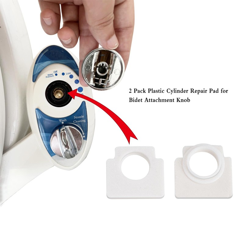 LUAATT Reinforced Bracket/sleeve for Broken Knob 120 Bidet,2 Pack Plastic