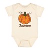 Pumpkin Jasmine Baby Infant One Piece Bodysuit 6 Months Natural