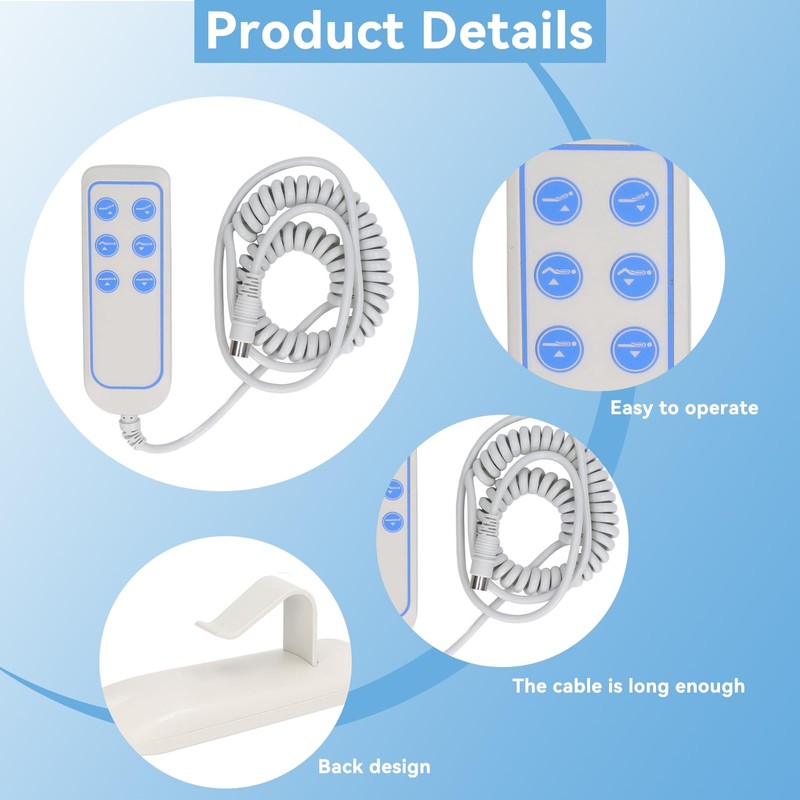 Electric TV Chair, Lifting Chair Hand Control, 8-Pin Lifting Bed