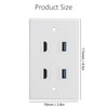 2 HD Multimedia Interface 2 USB3.0 Ports Panel Weld Free