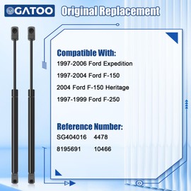 Front Hood Lift Support Struts Prop Rods Gas Shocks Compatible with Ford F-150 F150 1997 1998 1999 2000 2001 2002 2003 2004, 97-2006 Ford Expedition, 97-99 Ford F-250 F250, 4478 SG404016 2 Pcs