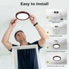2Pack LED Flush Mount Ceiling Light Fixture Oil Rubbed Bronze,
