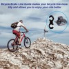 VANSIHO Bike Brake Cable Guide Kit: Precision 4 Sets Alloy