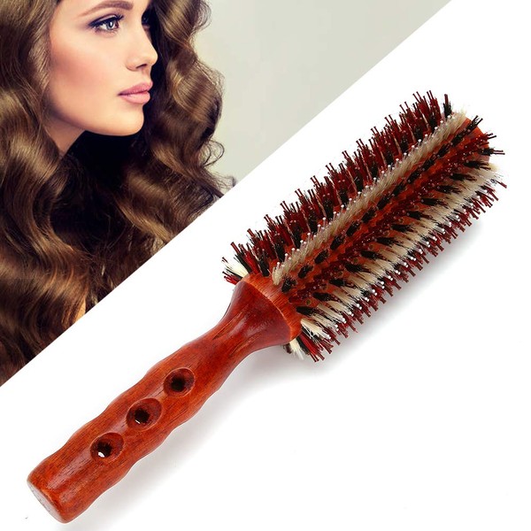 Round Hair Brush, Professional Hair Styling Comb Brush, Handle Styling