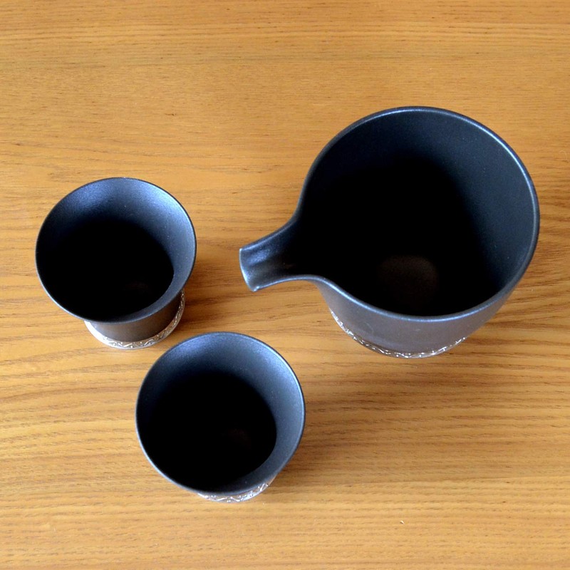 Retirement Celebration Sake Set Tickkkkuri Ochoko Pottery Sake Set, Stylish,