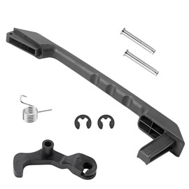 Dtomi Rear Tailgate Handle, Latch Handle Repair Kit Compatible with Hummer Vehicle H2 SUV 2003 2004 2005 2006 2007 2008 2009 4 Door Replace# 15135441, 13767004, 97503 Black