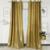 MYRU 1 Pair Semi-Blackout Gold Curtains for Living Room Bedroom