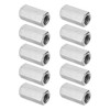 PATIKIL 3/8"-16 UNC Hex Coupling Nuts, 10Pcs 1.13" Long Fully