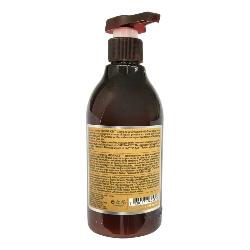 Shampoo Reparador Para Cabello Dañado Light Saryna Key 500ml