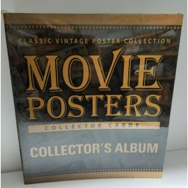 Classic Vintage Movie Posters Trading Card Album Binder Brown Vintage Design