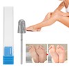 Diamond Pedicure Cone Bit,Stainless Steel Foot Nail Drill Bit,Feet Filing