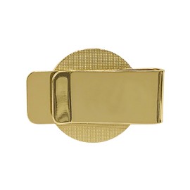 Money Clip for Men – JFK Half Dollar Presidential Seal, Brass Holder with Selectively Layered Pure 24k Gold – Authentic U.S. Coin by American Coin Treasures