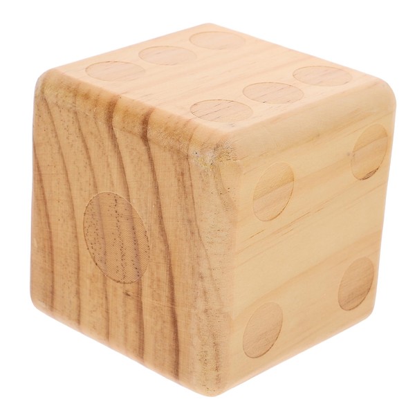 Gatuida Large Wooden Dice for Lawn Games Multi Functional Outdoor