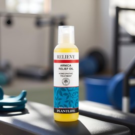 Plantlife Arnica Relieve Oil - Relieve Products are a Homeopathic Solution for Everyday Use - Works Quickly and Effectively - Made in California