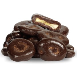 Dark Chocolate Covered Banana Chips by Its Delish, 2 lbs Bulk Bag | Gourmet Dark Chocolate Banana Chips, Healthy Snacks Chocolate Fruit, USA Made, Vegan, Kosher