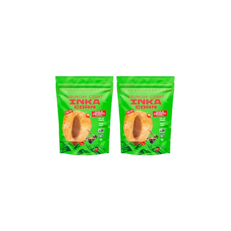 Inka Corn Gluten Free Roasted Giant Corn Chile Picante flavored,
