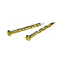 Hillman Trim Nail 1-1/4 " Brass Plated Brass Viewpack 1 Oz
