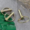 Moicstiy 6Pcs 3/8 Inch Heavy Duty Lynch Pin with Ring,