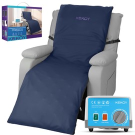 KEKOY Alternating Air Pressure Mattress Pad for Recliner Chair, Pressure Relief Cushion & Bedsore Prevention for Elderly, with Anti-Slip Design, Quiet Pump, Waterproof Cover for Home Hospital Use
