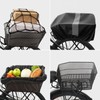YEEGO DIRECT Rear Bike Rack with Basket, Adjustable Detachable Bike