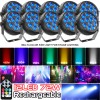 U`King Rechargeable Stage Light 12LED Mini Par Light Battery RGB