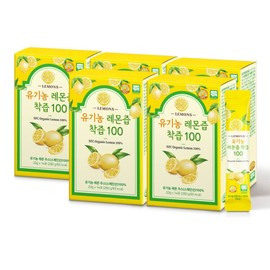 100% NFC Lemon Juice from Spain, 14 packs of 5 boxes (70 packs total) / 올바른 유기농 레몬즙 착즙 100 14포 5박스(총 70포) 스페인산 NFC 레몬 착즙 100%