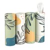 UBTKEY Car Tissue Holder with 3-ply Facial Tissues Bulk, Round