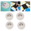 4 Pieces D Rings Patch D Rings Pad Portable Durable