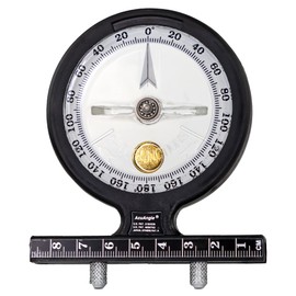 Baseline - W54668 AcuAngle Inclinometer with Adjustable-Feet for Precision Measurement,Testing and Evaluation of Range of Motion of Neck,Hip,Spine,Elbow,Knee,Shoulder,Ankle,Wrist and MCP Joint, W54668