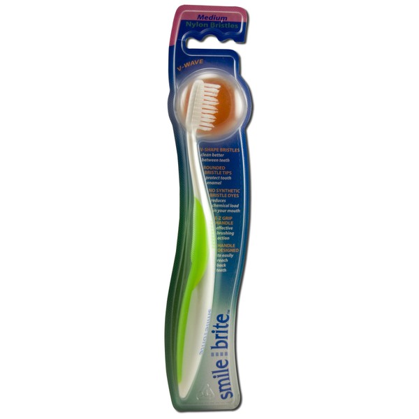 Toothbrush Nylon V Medium 1 Toothbrush