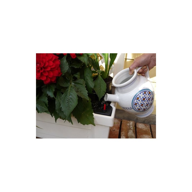 Exaco 1.416Green Calypso Trellis, Green planters