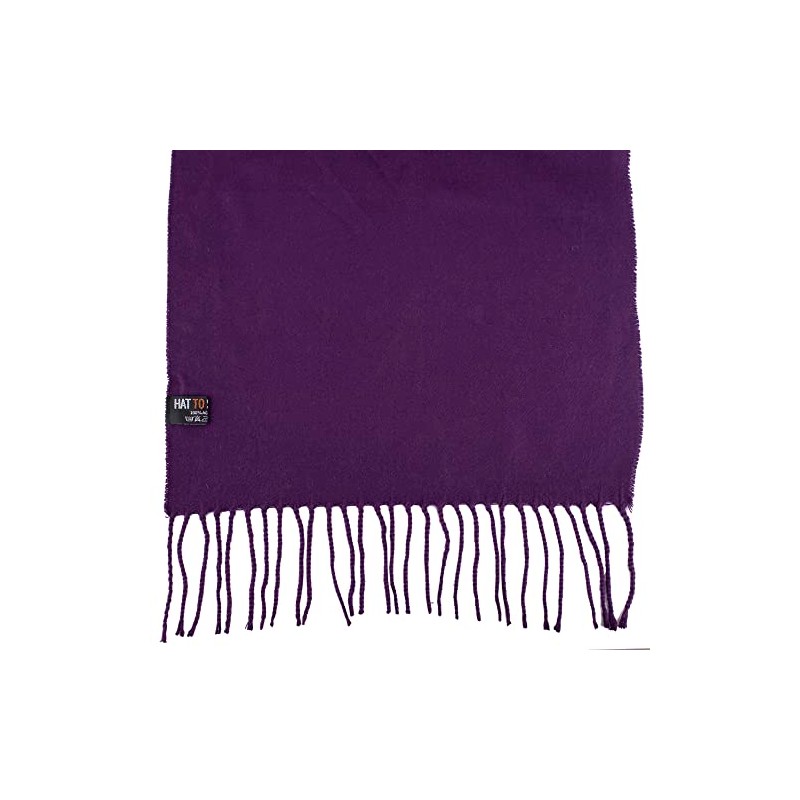 Hat To Socks Super Soft Classic Plain Winter Scarf for