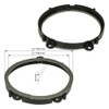 tomzz Audio 2845-006-1 Speaker Rings Adapter Brackets Compatible with Renault