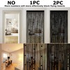 Taiyuhomes Bead String Curtain Door Fly Screen for Doorways Window
