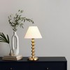 O'Bright Ember Rechargeable Table Lamp (Black_Baluster)