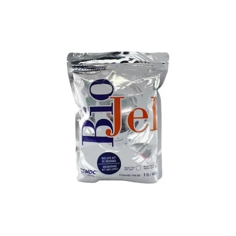 MDC Alginato Biogel 4 Pzas (incluye C/u Kit De Medidas)